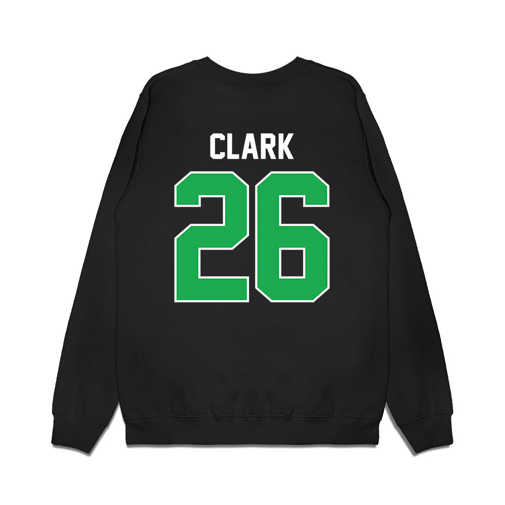 Marshall - NCAA Football : Caleb Clark - Vintage Helmet Premium Crewneck Sweatshirt-1
