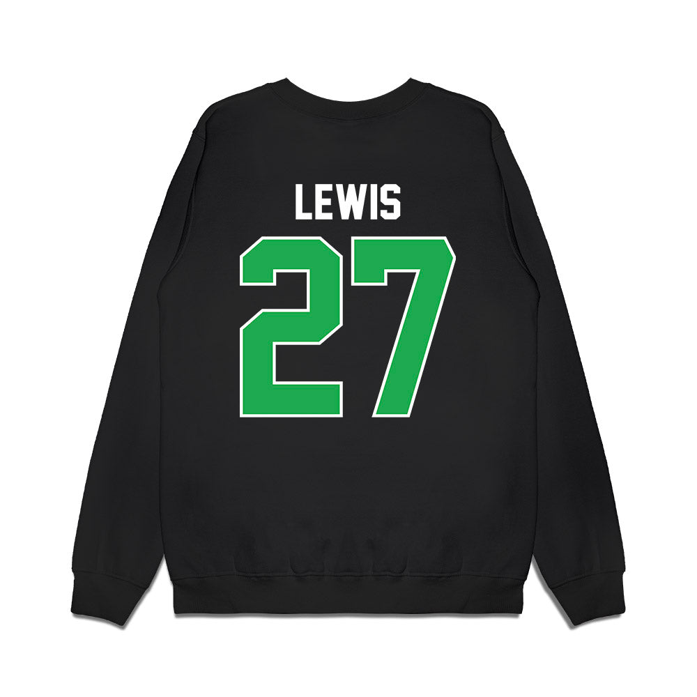 Marshall - NCAA Football : Cannon Lewis - Vintage Helmet Premium Crewneck Sweatshirt-1