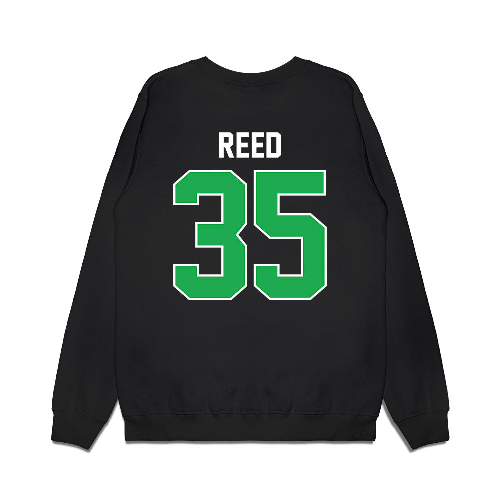 Marshall - NCAA Football : Cace Reed - Vintage Helmet Premium Crewneck Sweatshirt-1
