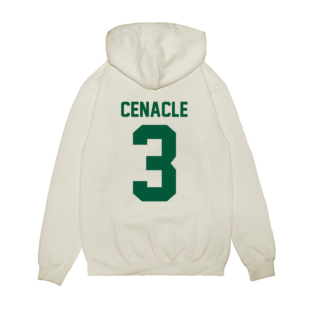 Hawaii - NCAA Football : Nicholas Cenacle - Vintage Helmet Premium Hooded Sweatshirt-1