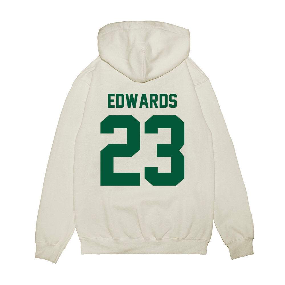 Hawaii - NCAA Football : Virdel Edwards - Vintage Helmet Premium Hooded Sweatshirt-1