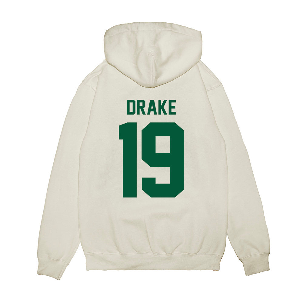 Hawaii - NCAA Football : Ben Drake - Vintage Helmet Premium Hooded Sweatshirt-1