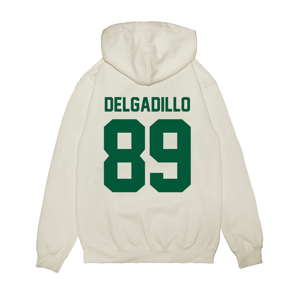 Hawaii - NCAA Football : Nick Delgadillo - Vintage Helmet Premium Hooded Sweatshirt-1
