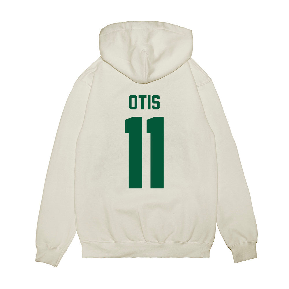 Hawaii - NCAA Football : Jamih Otis - Vintage Helmet Premium Hooded Sweatshirt-1