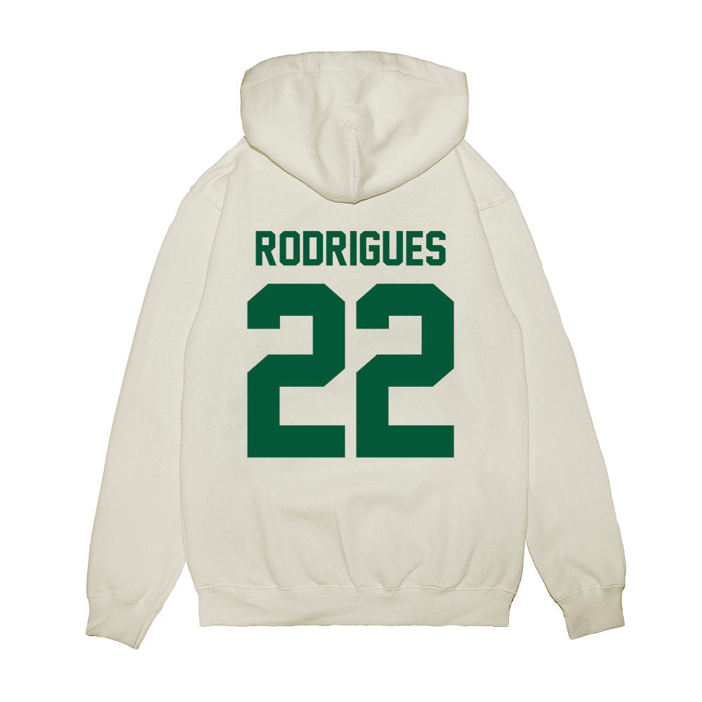 Hawaii - NCAA Football : Ezekiel Rodrigues - Vintage Helmet Premium Hooded Sweatshirt-1