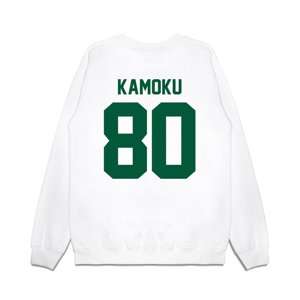 Hawaii - NCAA Football : Blaze Kamoku - Vintage Helmet Premium Crewneck Sweatshirt-1