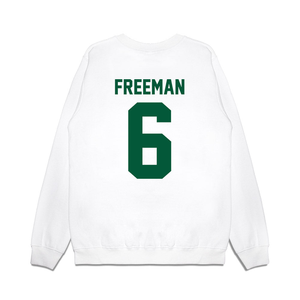 Hawaii - NCAA Football : Deliyon Freeman - Vintage Helmet Premium Crewneck Sweatshirt-1