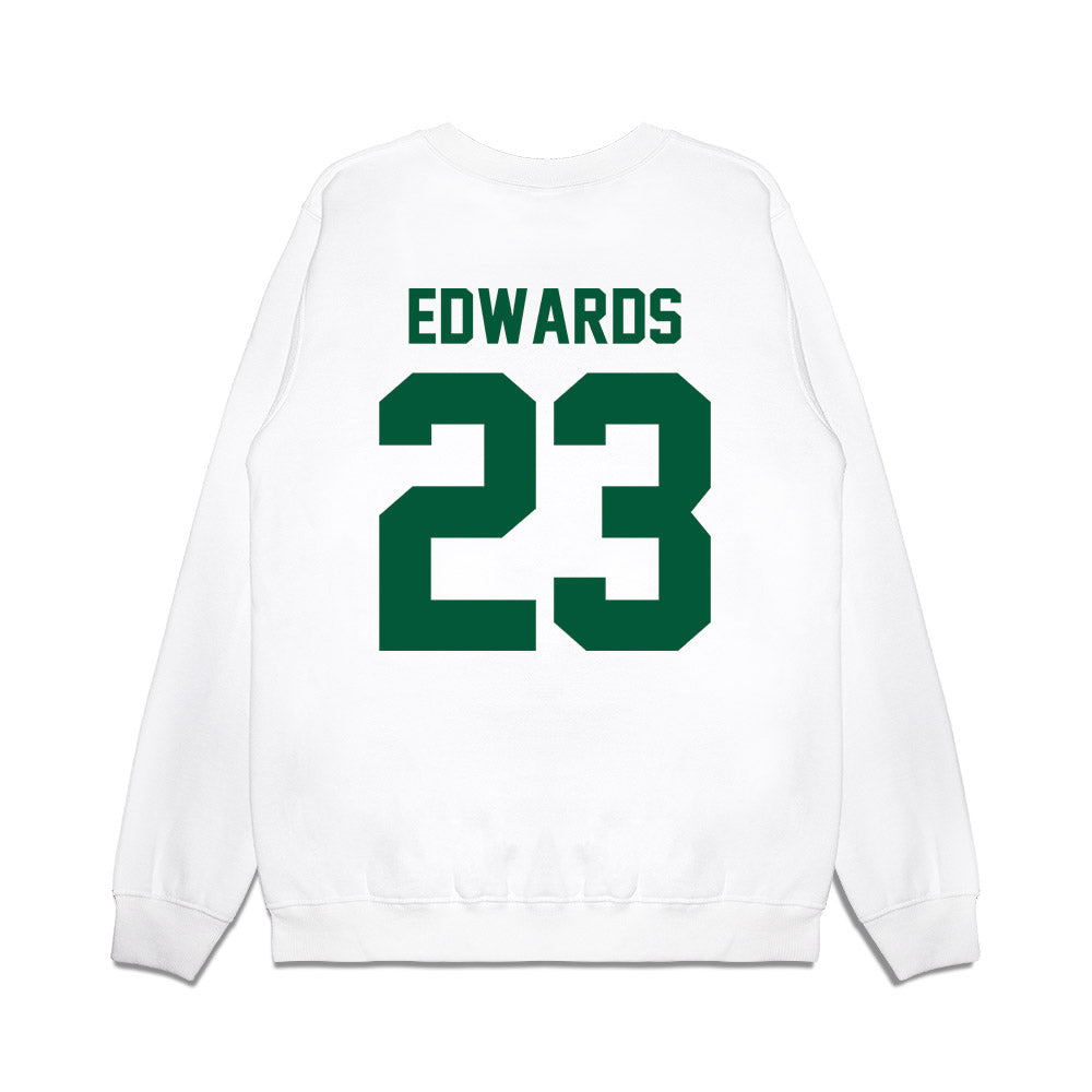 Hawaii - NCAA Football : Virdel Edwards - Vintage Helmet Premium Crewneck Sweatshirt-1