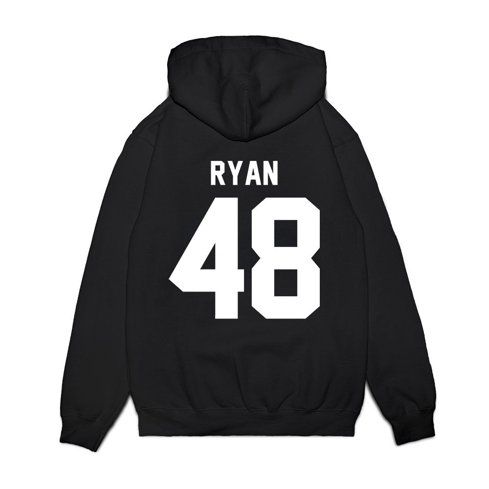 Liberty - NCAA Football : Caleb Ryan - Vintage Helmet Premium Hooded Sweatshirt-1