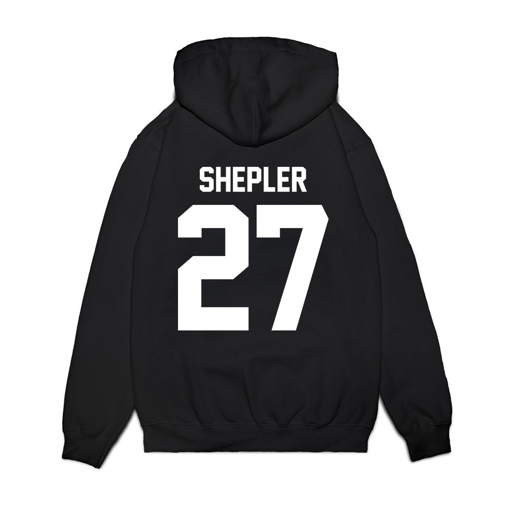 Liberty - NCAA Football : Clay Shepler - Vintage Helmet Premium Hooded Sweatshirt-1
