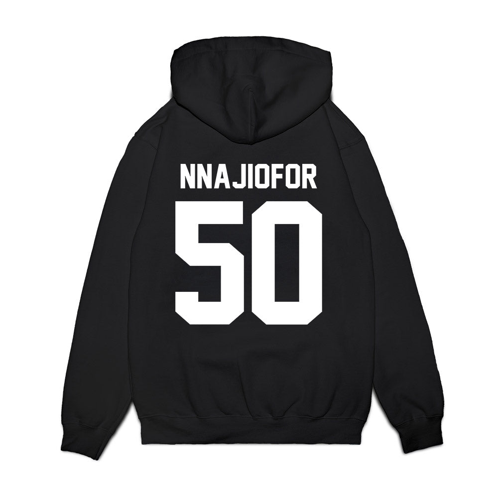 Liberty - NCAA Football : Esom Nnajiofor - Vintage Helmet Premium Hooded Sweatshirt-1