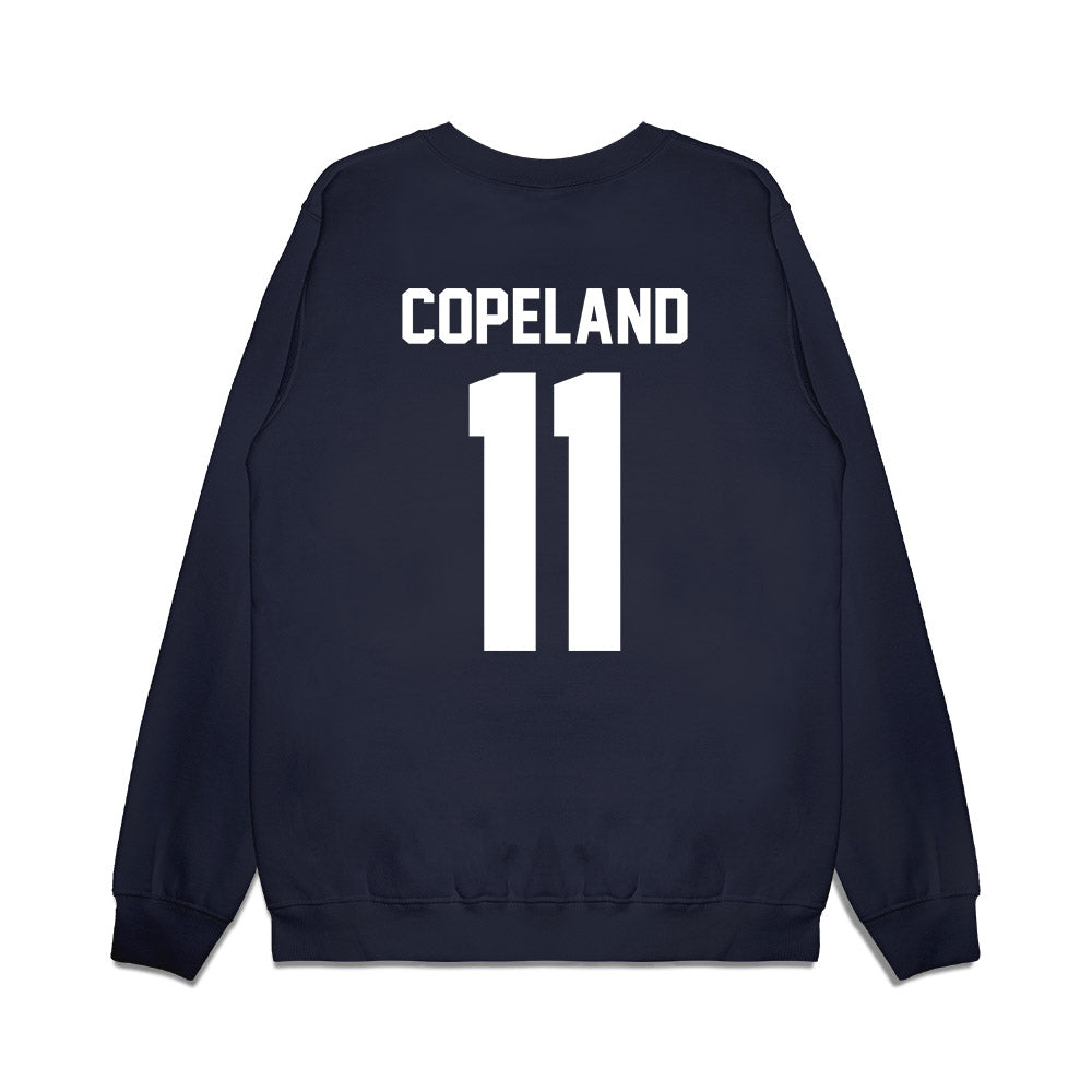 Liberty - NCAA Football : Darius Copeland - Vintage Helmet Premium Crewneck Sweatshirt-1