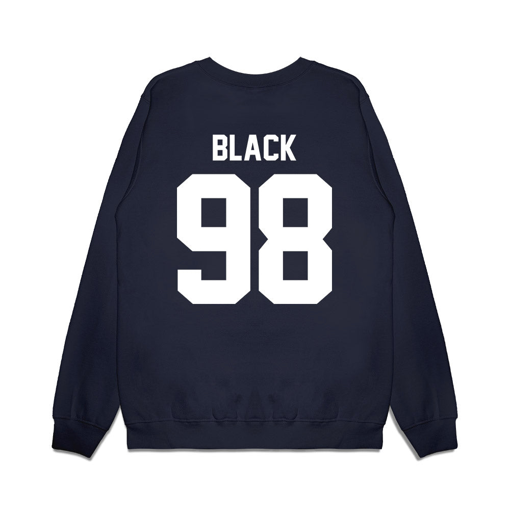 Liberty - NCAA Football : Tyler Black - Vintage Helmet Premium Crewneck Sweatshirt-1