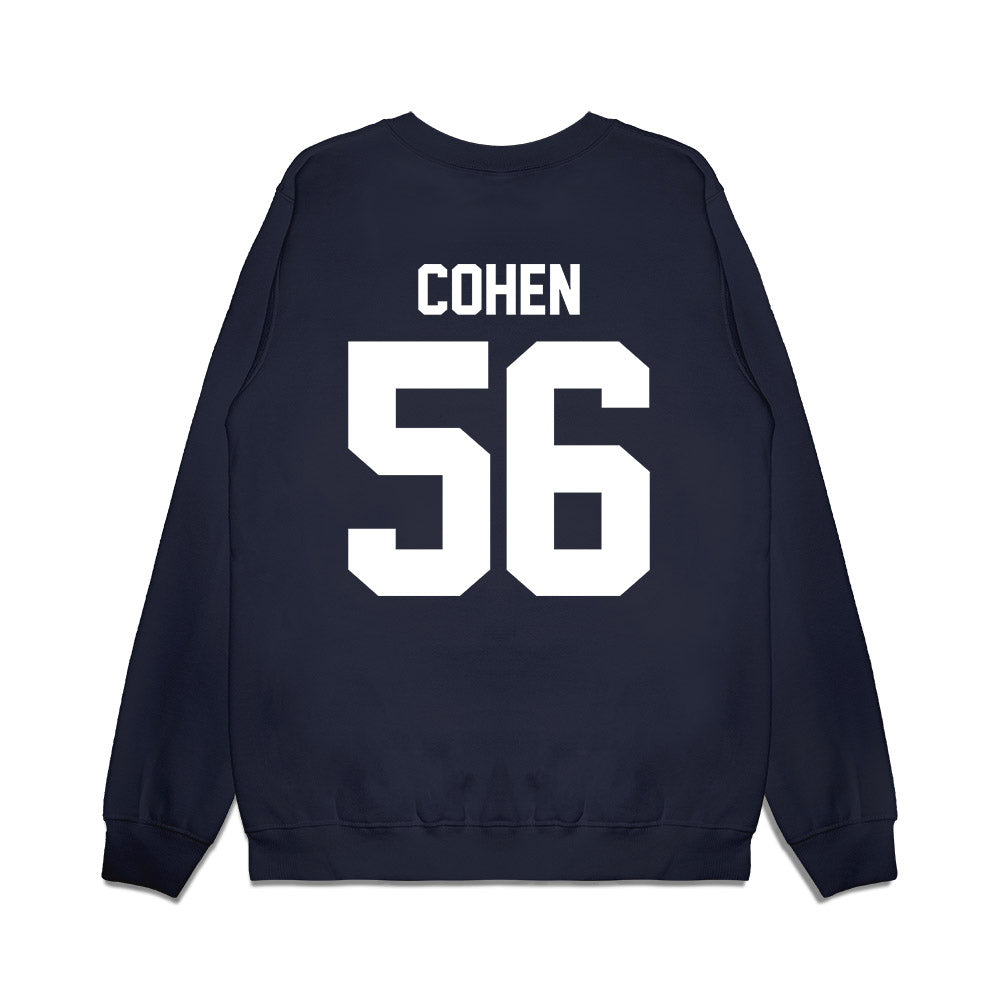 Liberty - NCAA Football : Samuel Cohen - Vintage Helmet Premium Crewneck Sweatshirt-1