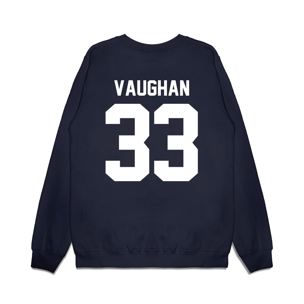 Liberty - NCAA Football : Aidan Vaughan - Vintage Helmet Premium Crewneck Sweatshirt-1