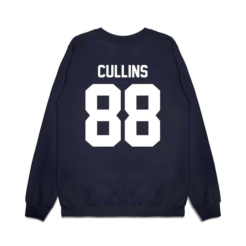 Liberty - NCAA Football : Kamron Cullins - Vintage Helmet Premium Crewneck Sweatshirt-1