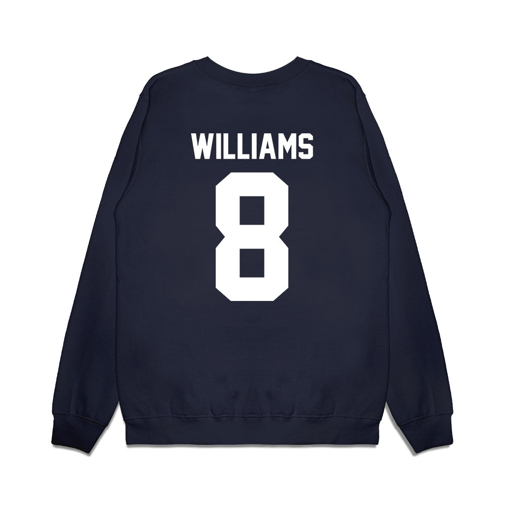 Liberty - NCAA Football : Brenton Williams - Vintage Helmet Premium Crewneck Sweatshirt-1