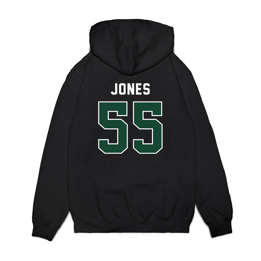 Ohio - NCAA Football : Jordon Jones - Vintage Helmet Premium Hooded Sweatshirt-1