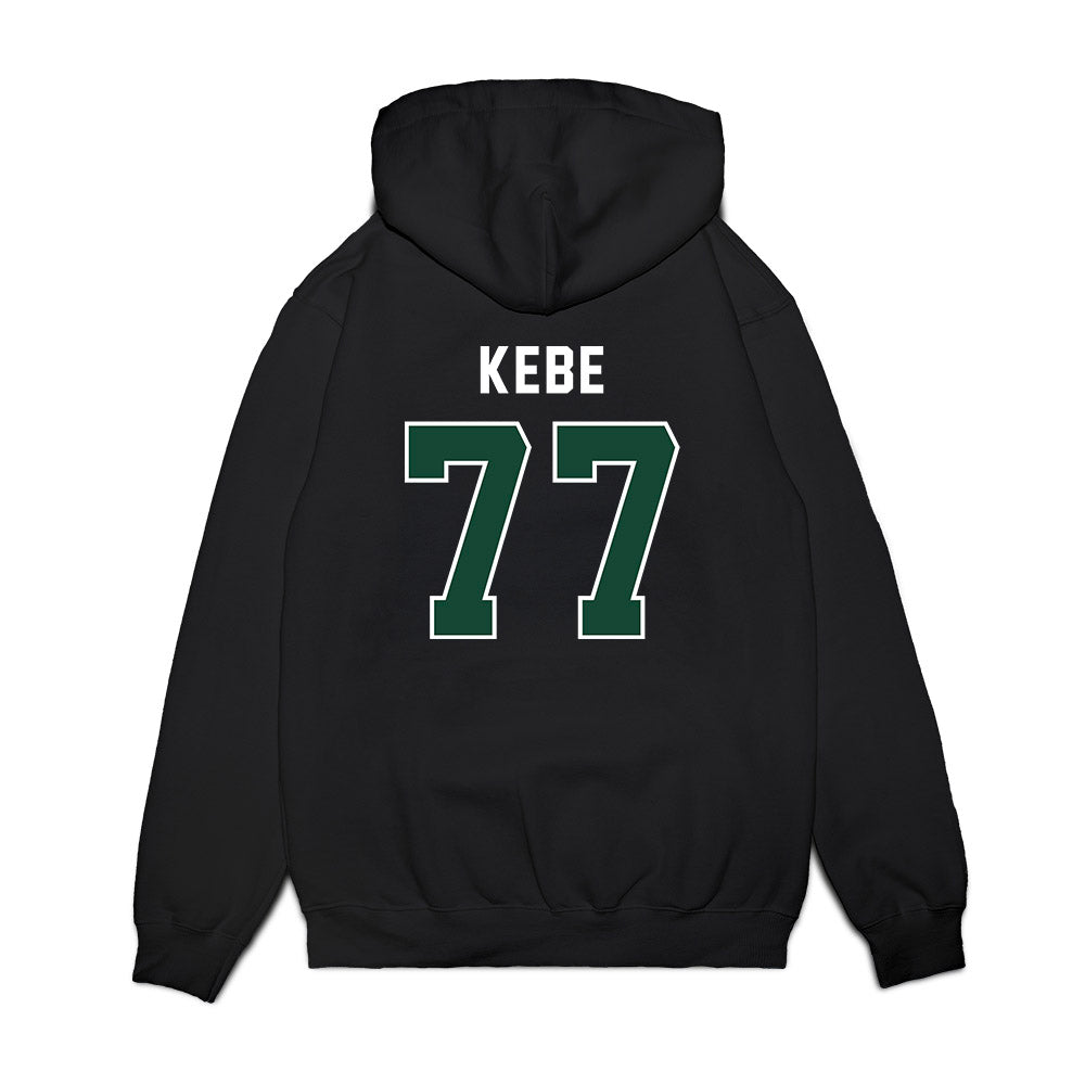 Ohio - NCAA Football : Ibrahim Kebe - Vintage Helmet Premium Hooded Sweatshirt-1