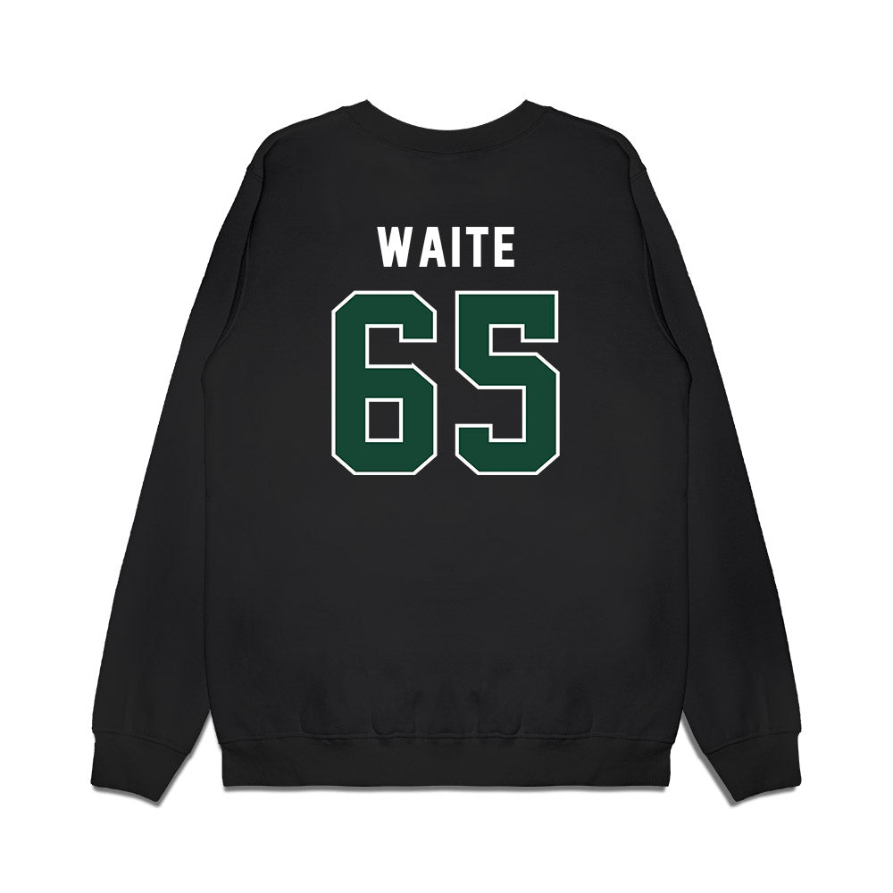 Ohio - NCAA Football : Joshua Waite - Vintage Helmet Premium Crewneck Sweatshirt-1