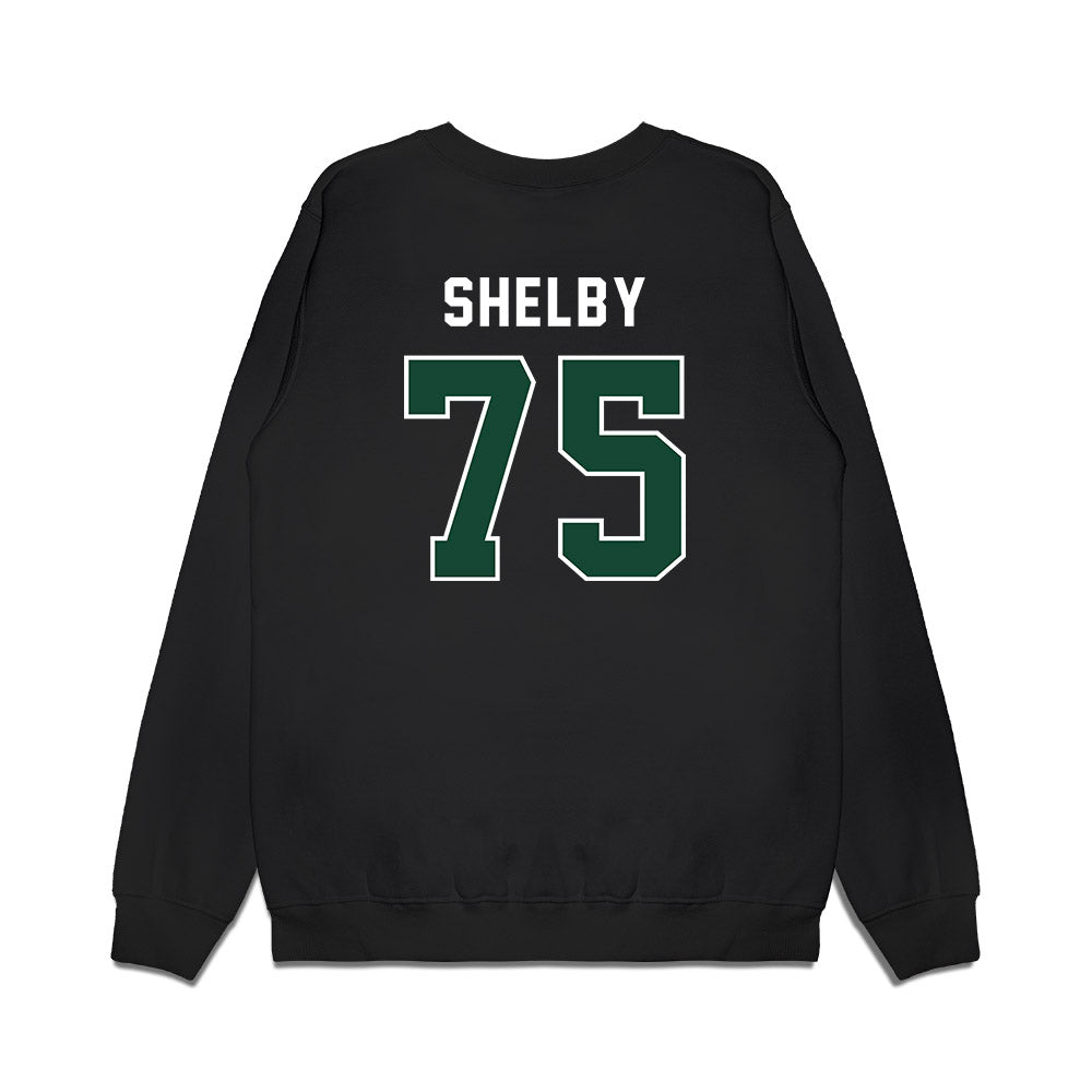 Ohio - NCAA Football : Jarian Shelby - Vintage Helmet Premium Crewneck Sweatshirt-1