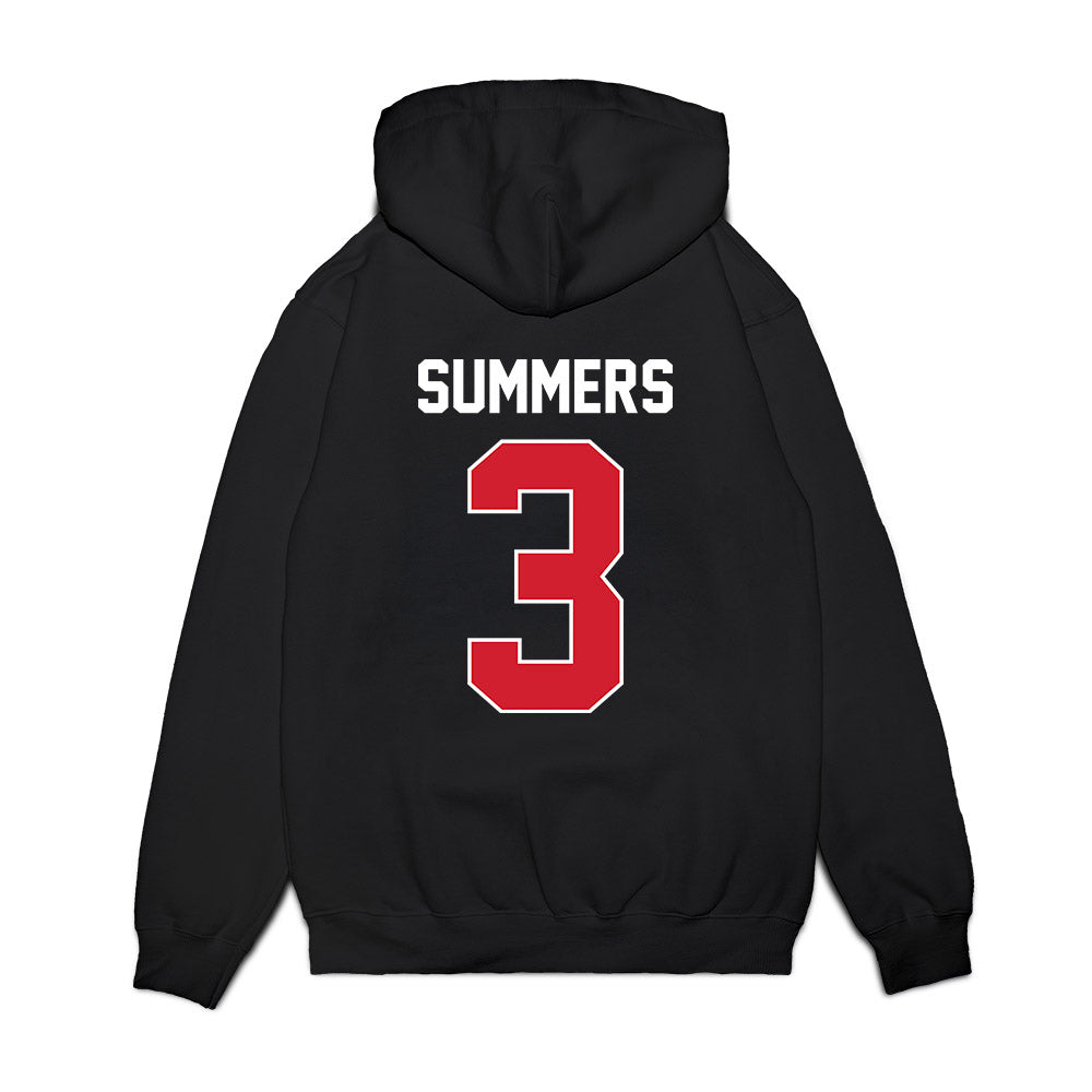 Arkansas State - NCAA Football : Hunter Summers - Vintage Helmet Premium Hooded Sweatshirt-1