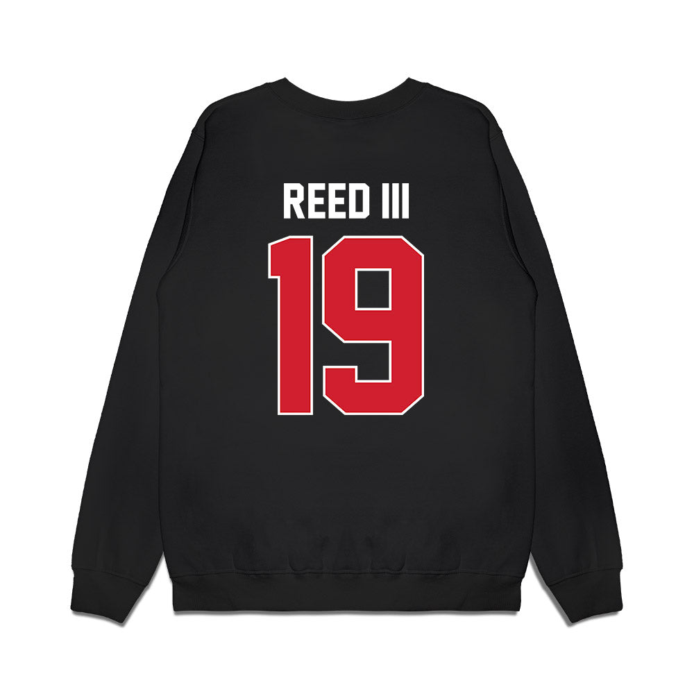 Arkansas State - NCAA Football : James Reed III - Vintage Helmet Premium Crewneck Sweatshirt-1