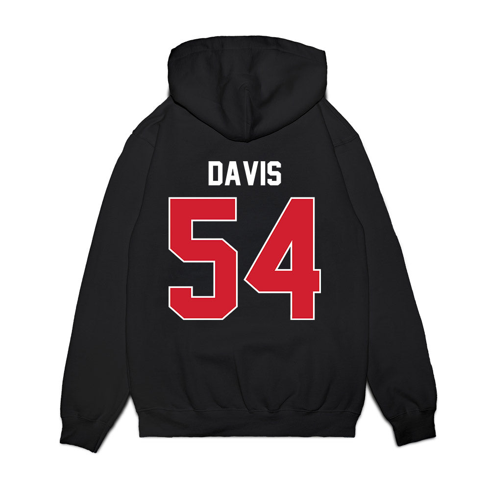 Arkansas State - NCAA Football : Walker Davis - Vintage Helmet Premium Hooded Sweatshirt-1