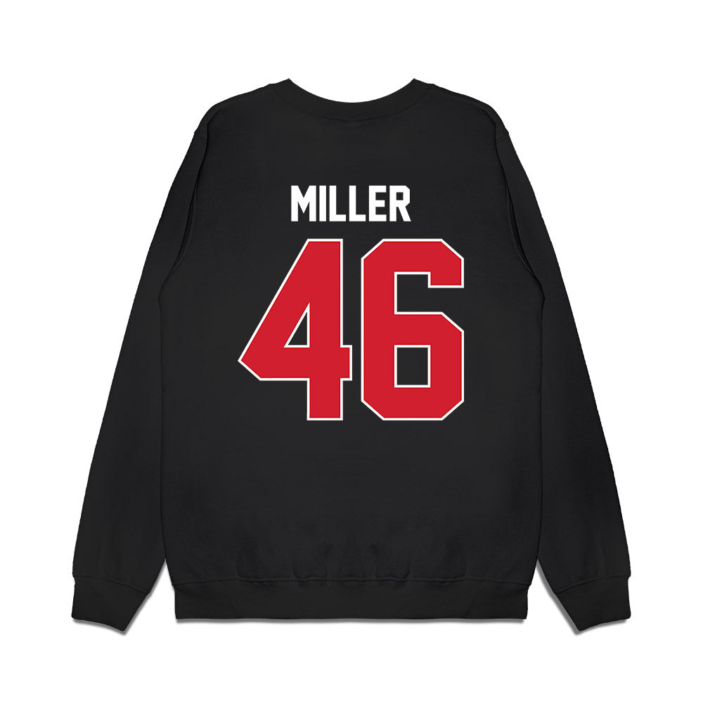 Arkansas State - NCAA Football : Nicholas Miller - Vintage Helmet Premium Crewneck Sweatshirt-1