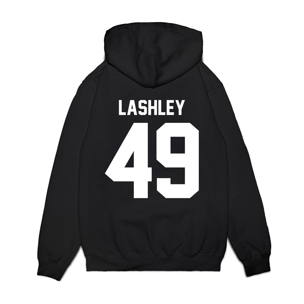 New Mexico - NCAA Football : Matthew Lashley - Vintage Helmet Premium Hooded Sweatshirt-1