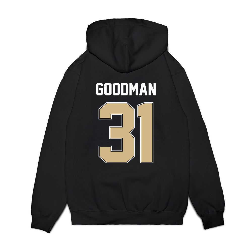 Purdue - NCAA Football : Finn Goodman - Vintage Helmet Premium Hooded Sweatshirt-1