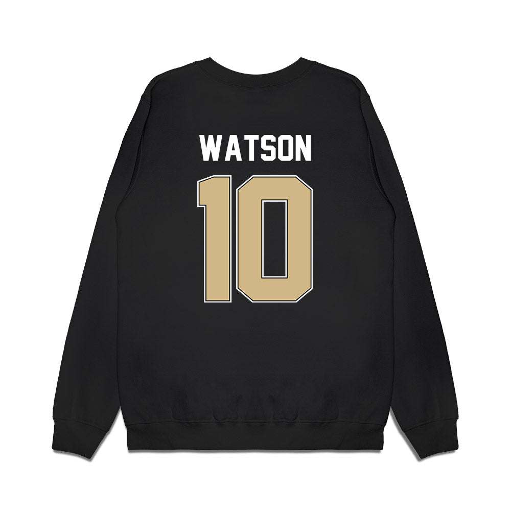 Purdue - NCAA Football : Jesse Watson - Vintage Helmet Premium Crewneck Sweatshirt-1