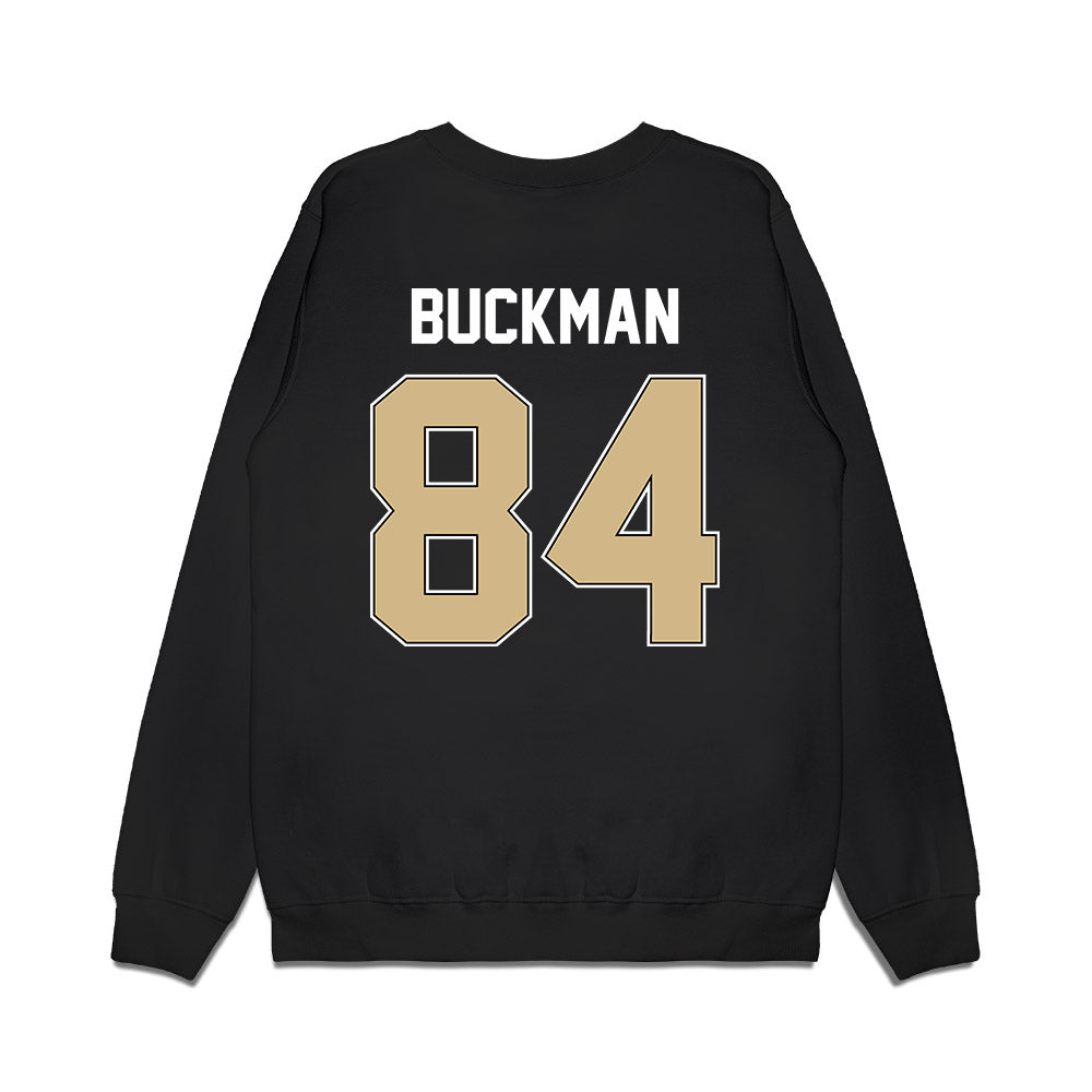 Purdue - NCAA Football : Nolan Buckman - Vintage Helmet Premium Crewneck Sweatshirt-1