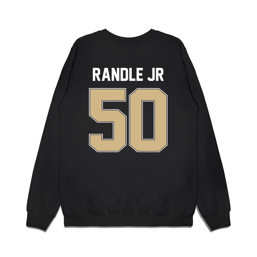 Purdue - NCAA Football : John Randle Jr - Vintage Helmet Premium Crewneck Sweatshirt-1