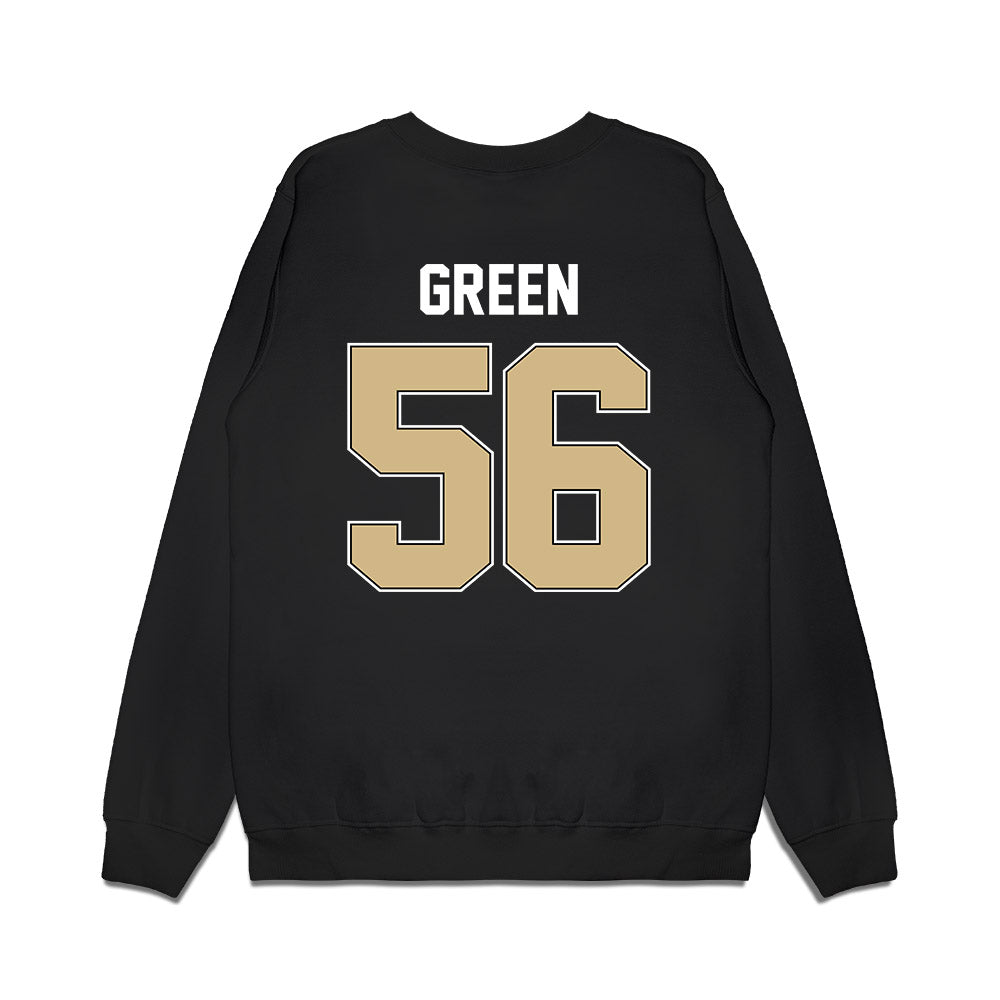 Purdue - NCAA Football : Tyrell Green - Vintage Helmet Premium Crewneck Sweatshirt-1