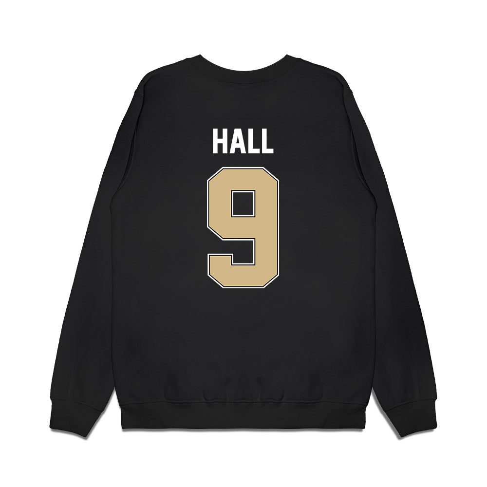 Purdue - NCAA Football : jalil hall - Vintage Helmet Premium Crewneck Sweatshirt-1