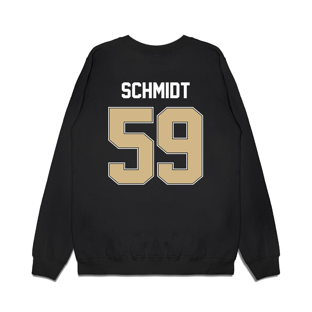 Purdue - NCAA Football : Justin Schmidt - Vintage Helmet Premium Crewneck Sweatshirt-1