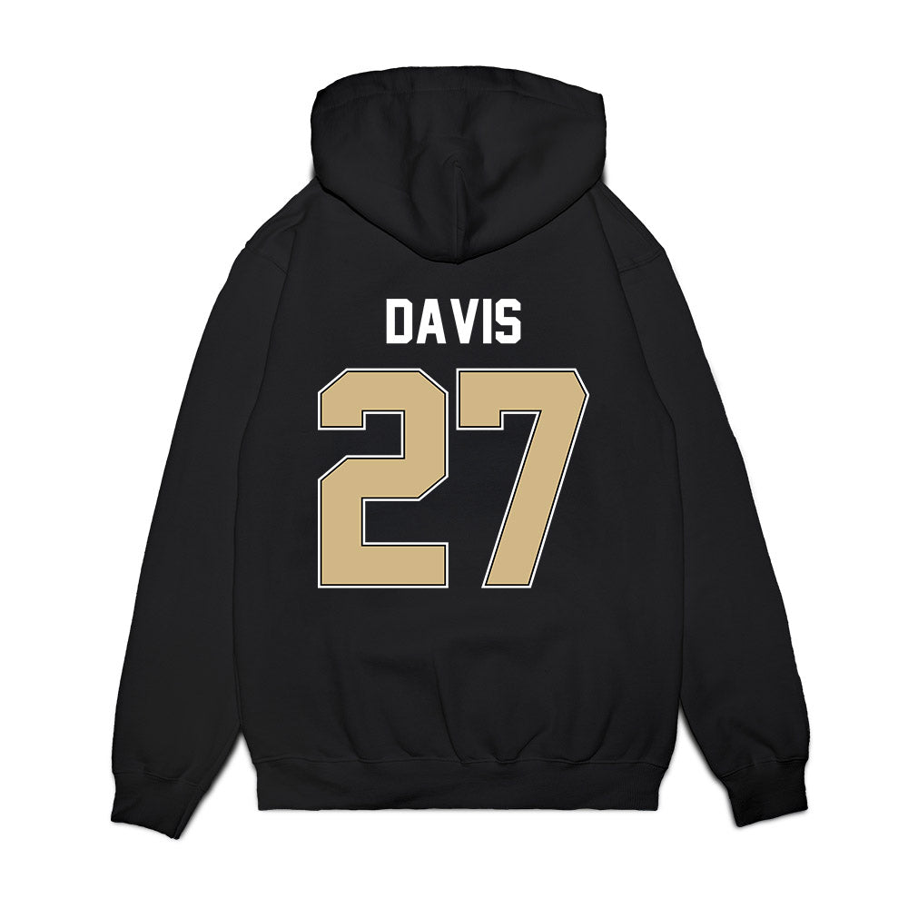 Purdue - NCAA Football : Owen Davis - Vintage Helmet Premium Hooded Sweatshirt-1
