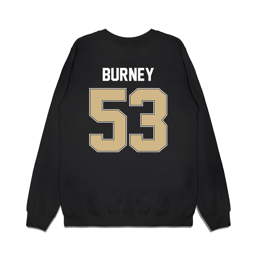 Purdue - NCAA Football : Joshua Burney - Vintage Helmet Premium Crewneck Sweatshirt-1