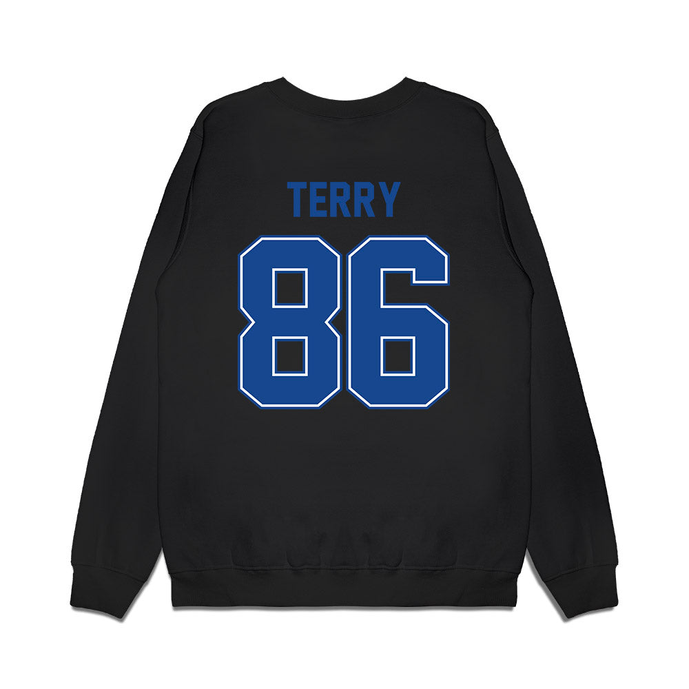 Boise State - NCAA Football : Austin Terry - Vintage Helmet Premium Crewneck Sweatshirt-1