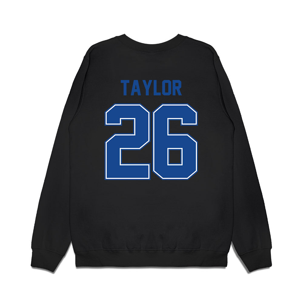 Boise State - NCAA Football : Khai Taylor - Vintage Helmet Premium Crewneck Sweatshirt-1
