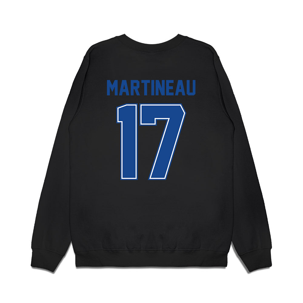 Boise State - NCAA Football : Clay Martineau - Vintage Helmet Premium Crewneck Sweatshirt-1