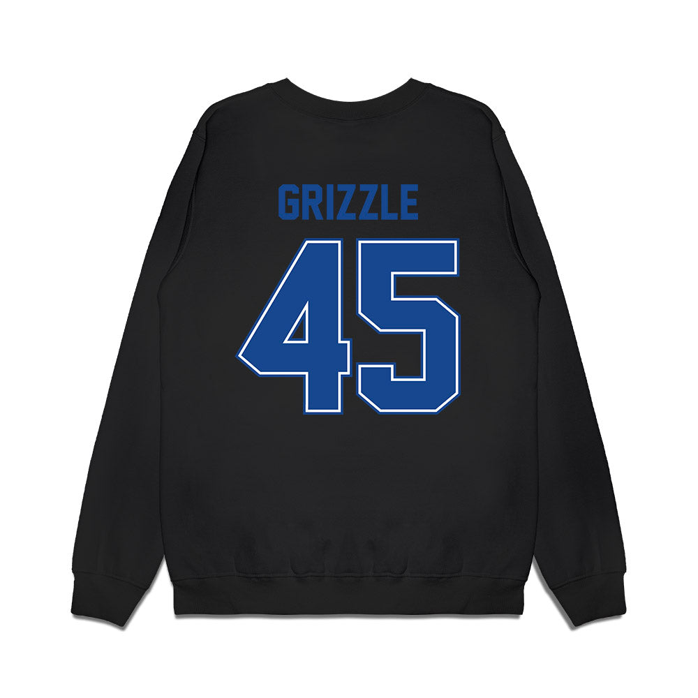 Boise State - NCAA Football : Troy Grizzle - Vintage Helmet Premium Crewneck Sweatshirt-1