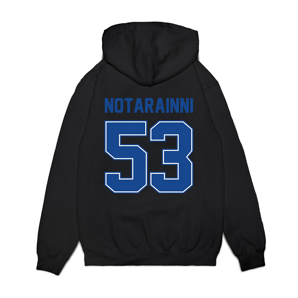 Boise State - NCAA Football : Marco Notarainni - Vintage Helmet Premium Hooded Sweatshirt-1