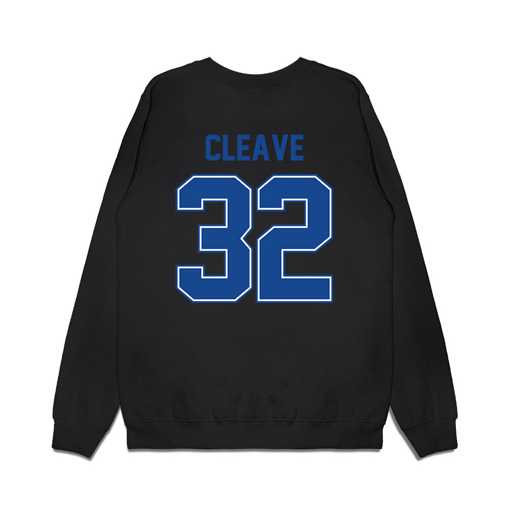 Boise State - NCAA Football : Bryce Cleave - Vintage Helmet Premium Crewneck Sweatshirt-1