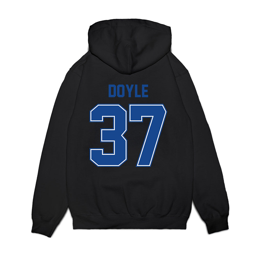 Boise State - NCAA Football : Oscar Doyle - Vintage Helmet Premium Hooded Sweatshirt-1