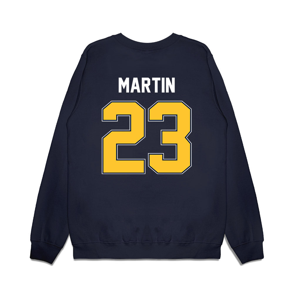 Murray State - NCAA Football : Davon Martin - Vintage Helmet Premium Crewneck Sweatshirt-1