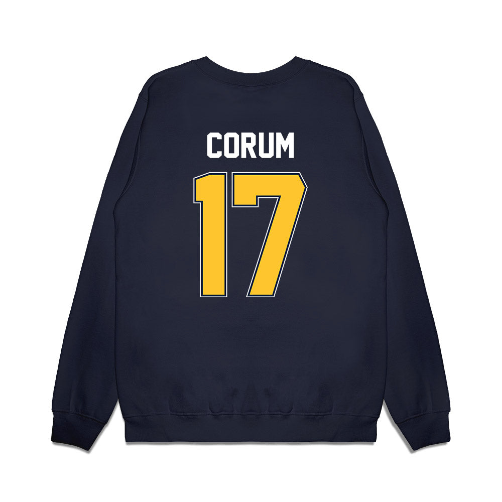 Murray State - NCAA Football : Trace Corum - Vintage Helmet Premium Crewneck Sweatshirt-1