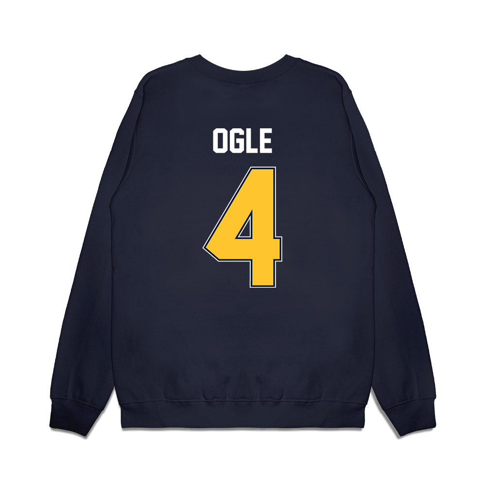 Murray State - NCAA Football : Jim Ogle - Vintage Helmet Premium Crewneck Sweatshirt-1
