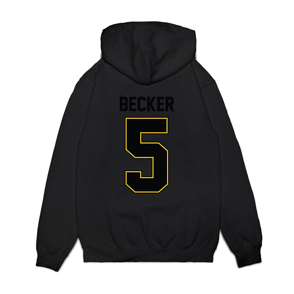 PLU - NCAA Football : Cole Becker - Vintage Helmet Premium Hooded Sweatshirt-1